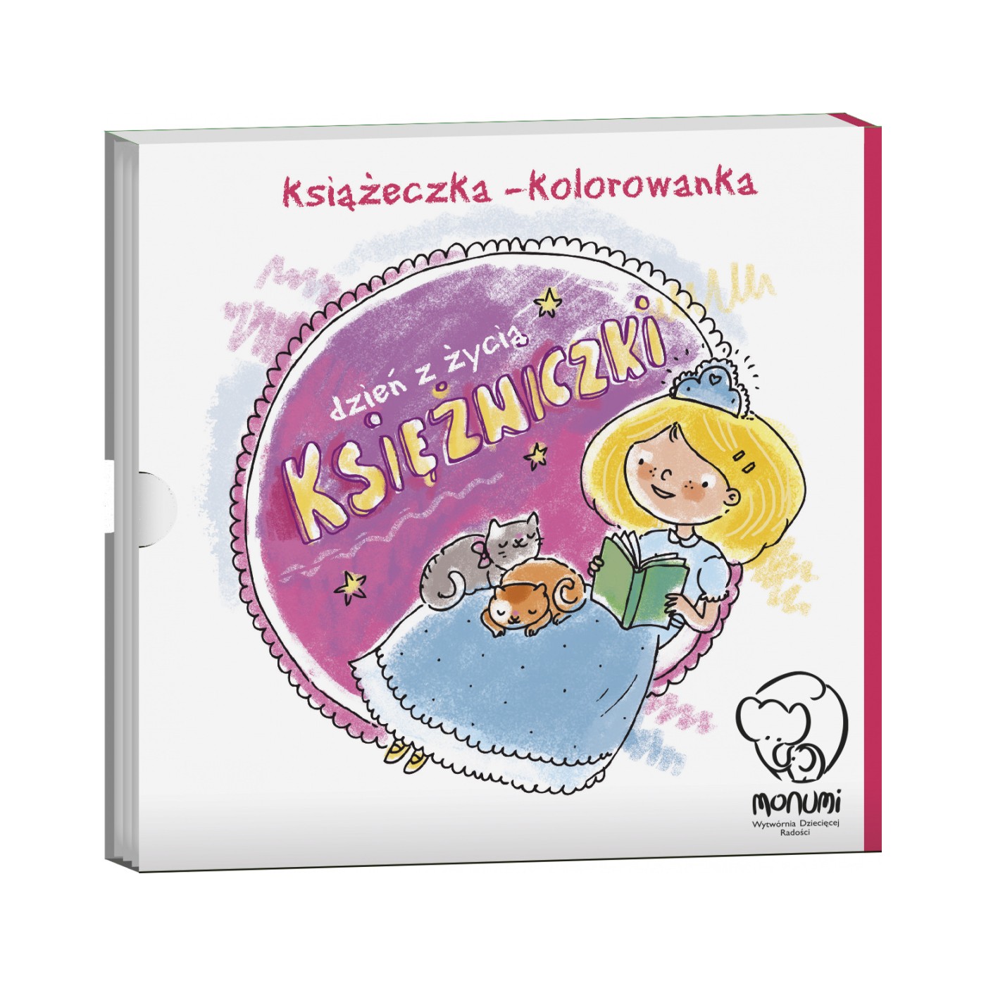Omalovánky-harmonická dětská knížka „A Day in the Life of a Princess“