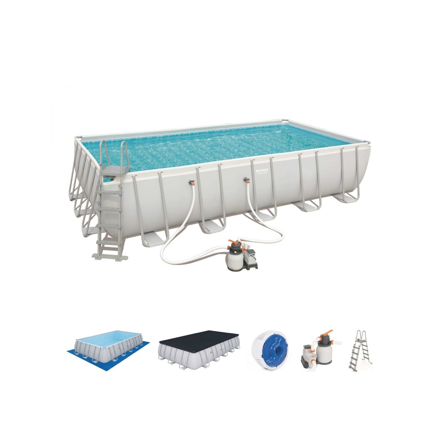 22ft ocelový bazén 671x366x132 cm POWERSteel BESTWAY