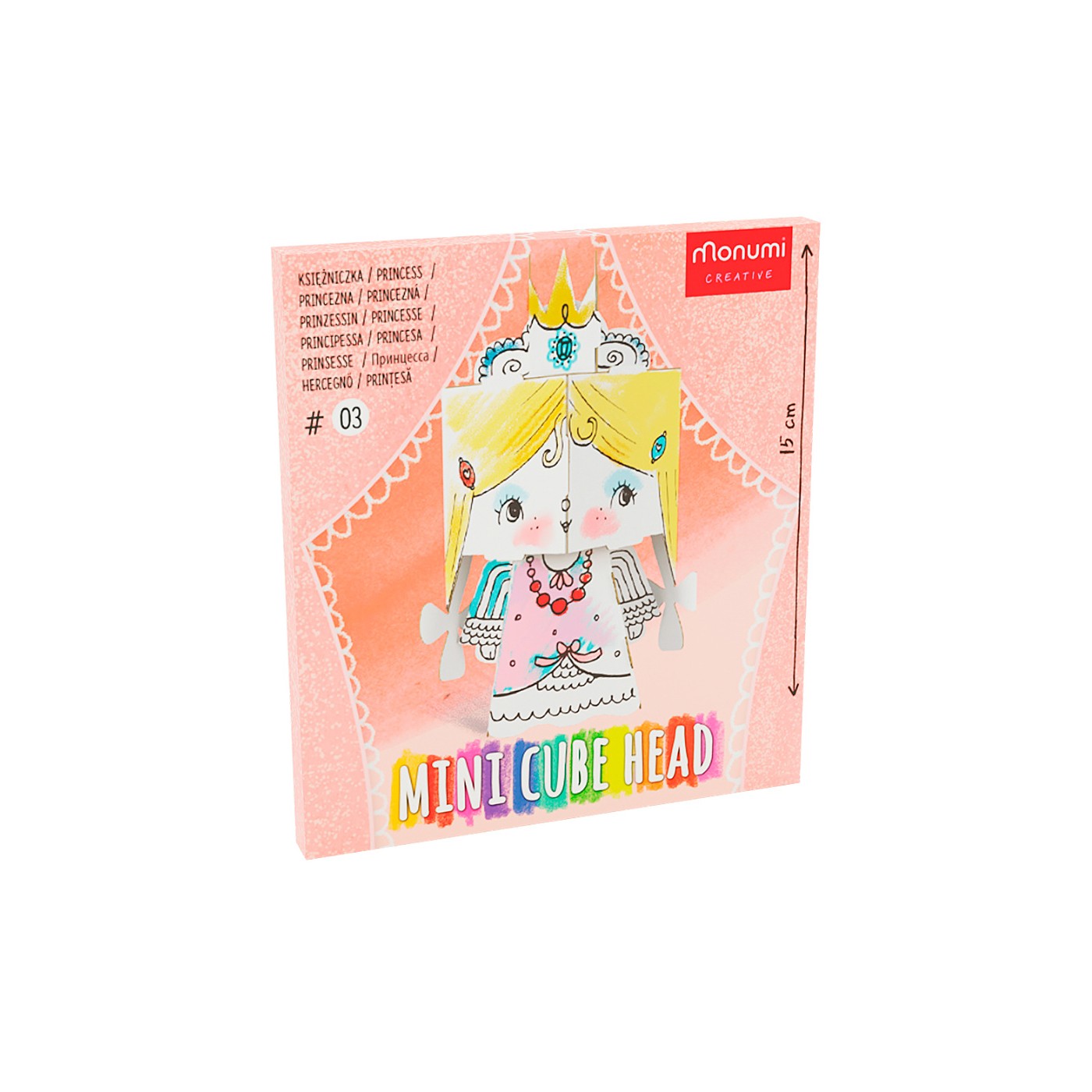 3D pohádkové omalovánky pro děti „Princezna“
