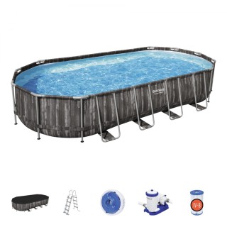 rámový bazén Power Steel 732x366x122cm 24x12FT BESTWAY 7v1 Příslušenství