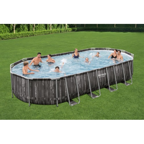 rámový bazén Power Steel 732x366x122cm 24x12FT BESTWAY 7v1 Příslušenství