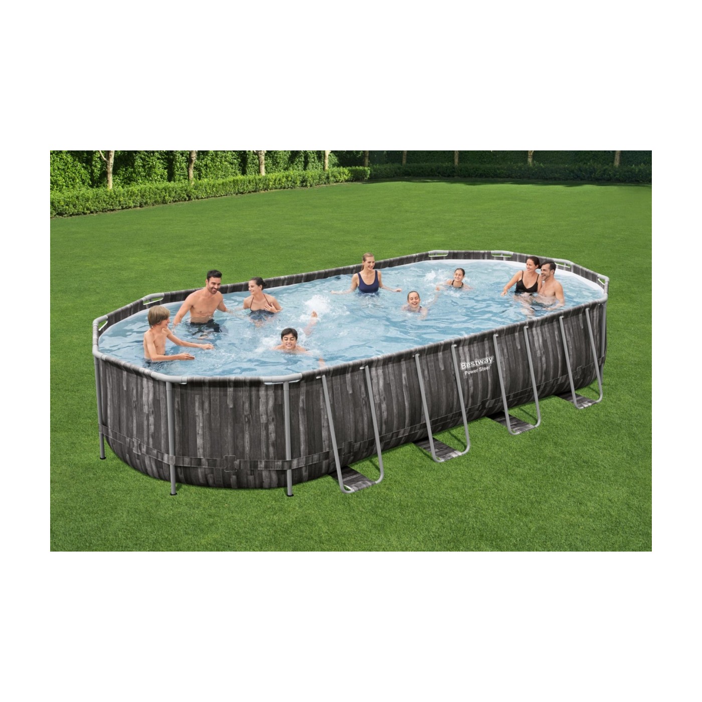 rámový bazén Power Steel 732x366x122cm 24x12FT BESTWAY 7v1 Příslušenství