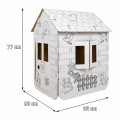 XXL domeček s koňmi 3D omalovánky pro děti
