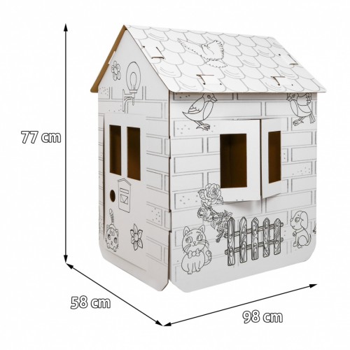 XXL domeček s koňmi 3D omalovánky pro děti