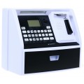 Bankomat s kartou pokladnička Piggy Bank pro děti 3+ černé interaktivní funkce + režim šetření