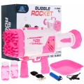 Růžová pistole Bubble Machine