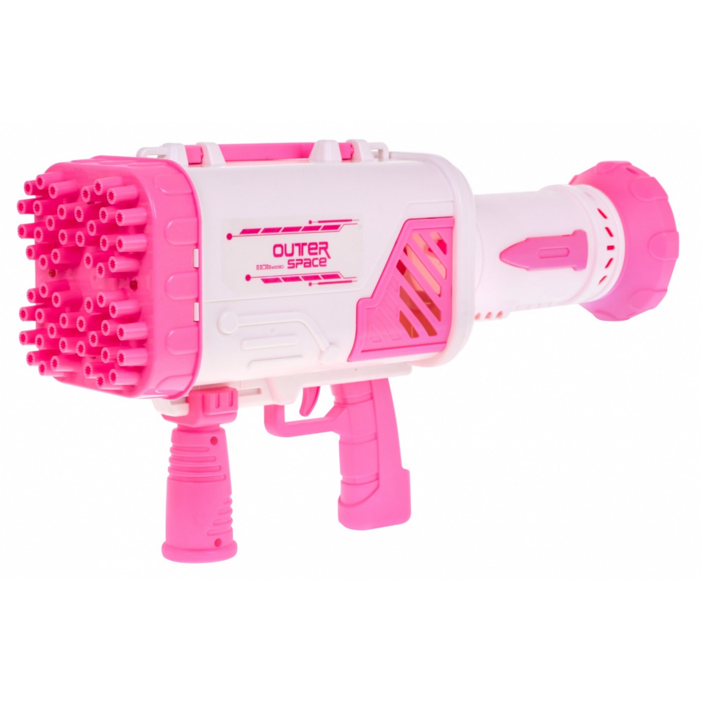 Růžová pistole Bubble Machine