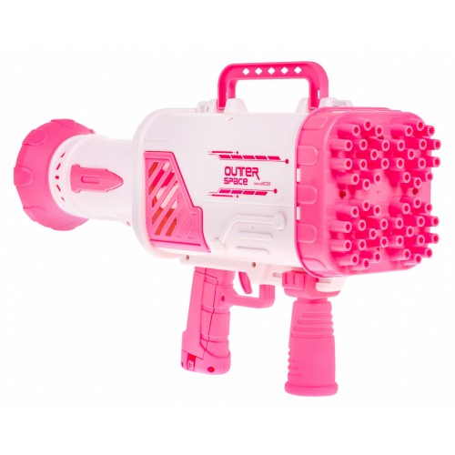 Růžová pistole Bubble Machine