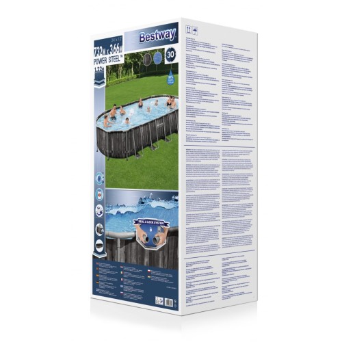 rámový bazén Power Steel 732x366x122cm 24x12FT BESTWAY 7v1 Příslušenství