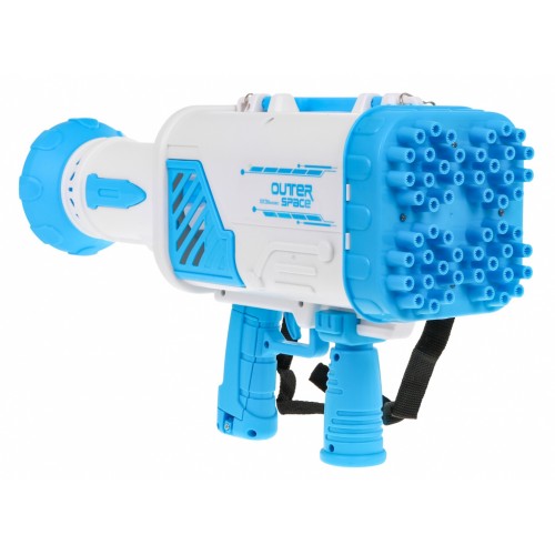 Bubble Machine Dětská pistole 3+ Blue Bron s ventilátorem + Bubble Gas