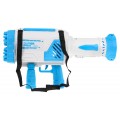Bubble Machine Dětská pistole 3+ Blue Bron s ventilátorem + Bubble Gas