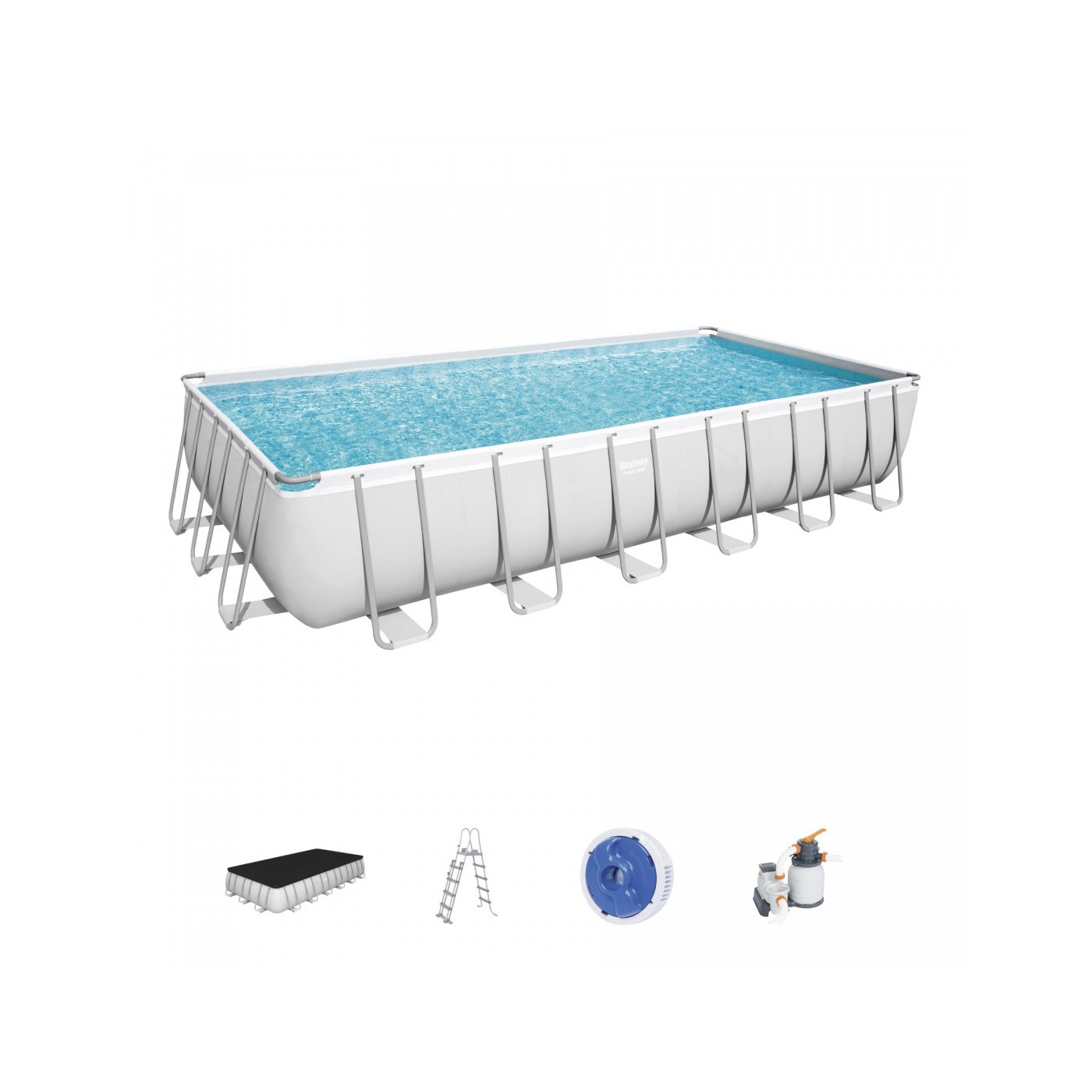 rámový bazén Power Steel 732x366x132 24x9FT BESTWAY 6v1+ pískové čerpadlo