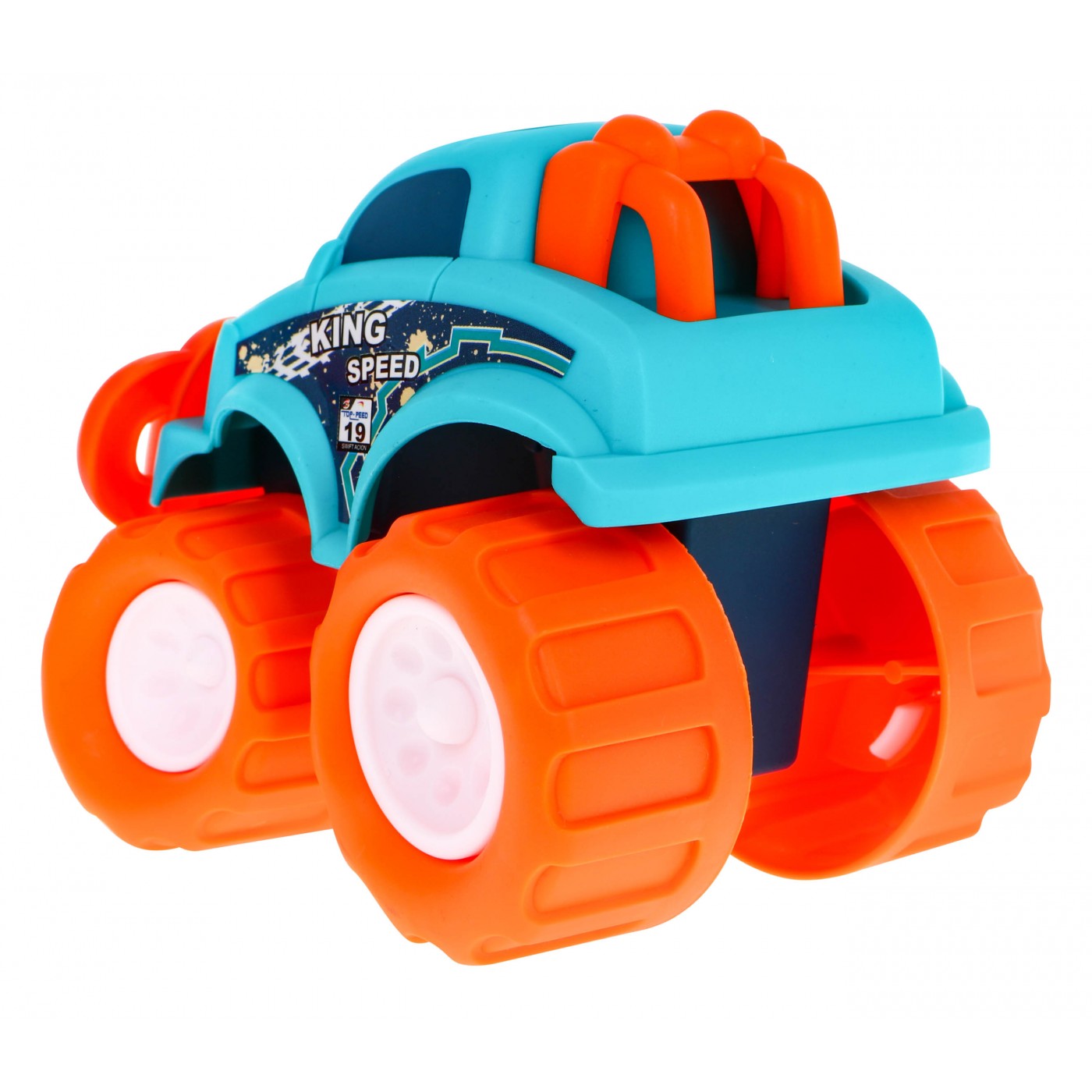 Sada 3 terénních aut Little Monster pro děti 3+ na baterie + velká kola