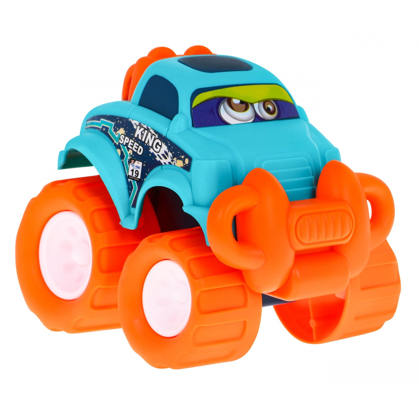 Sada 3 terénních aut Little Monster pro děti 3+ na baterie + velká kola