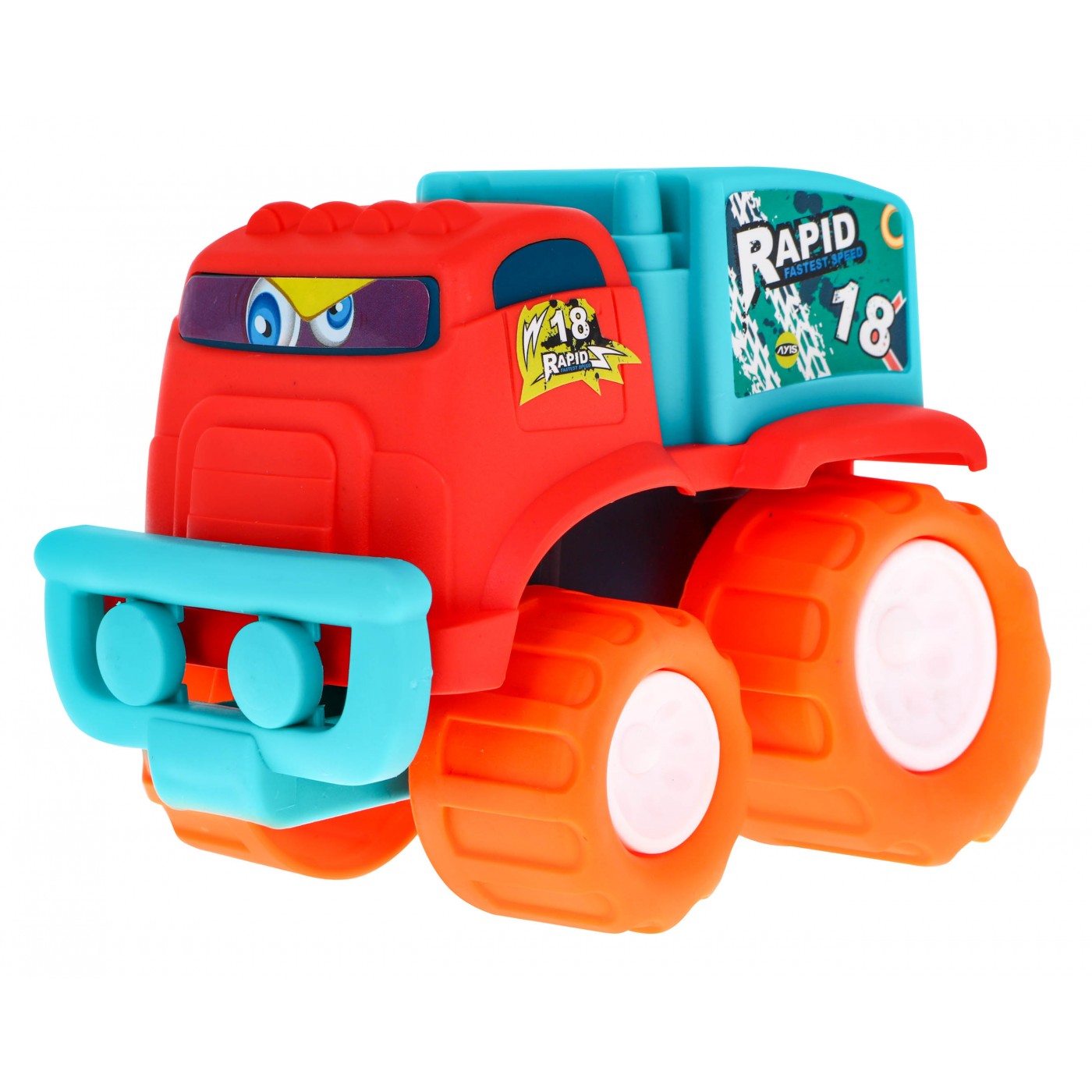 Sada 3 terénních aut Little Monster pro děti 3+ na baterie + velká kola