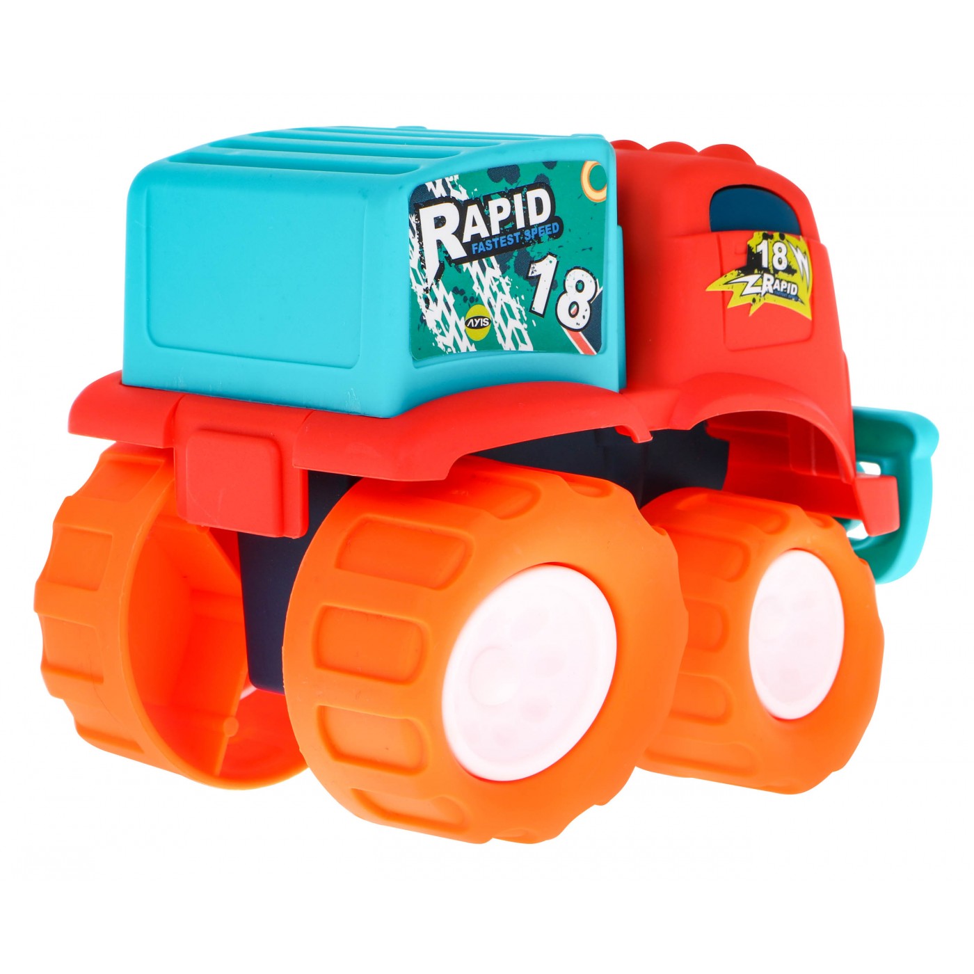 Sada 3 terénních aut Little Monster pro děti 3+ na baterie + velká kola