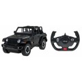 Jeep Wrangler Rubicon černý RASTAR model 1:14 Dálkové ovládání auta + 2,4 GHz dálkové ovládání