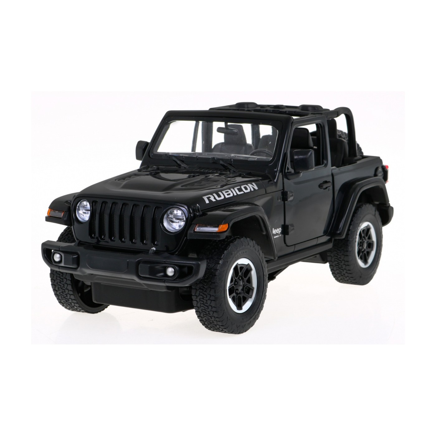 Jeep Wrangler Rubicon černý RASTAR model 1:14 Dálkové ovládání auta + 2,4 GHz dálkové ovládání