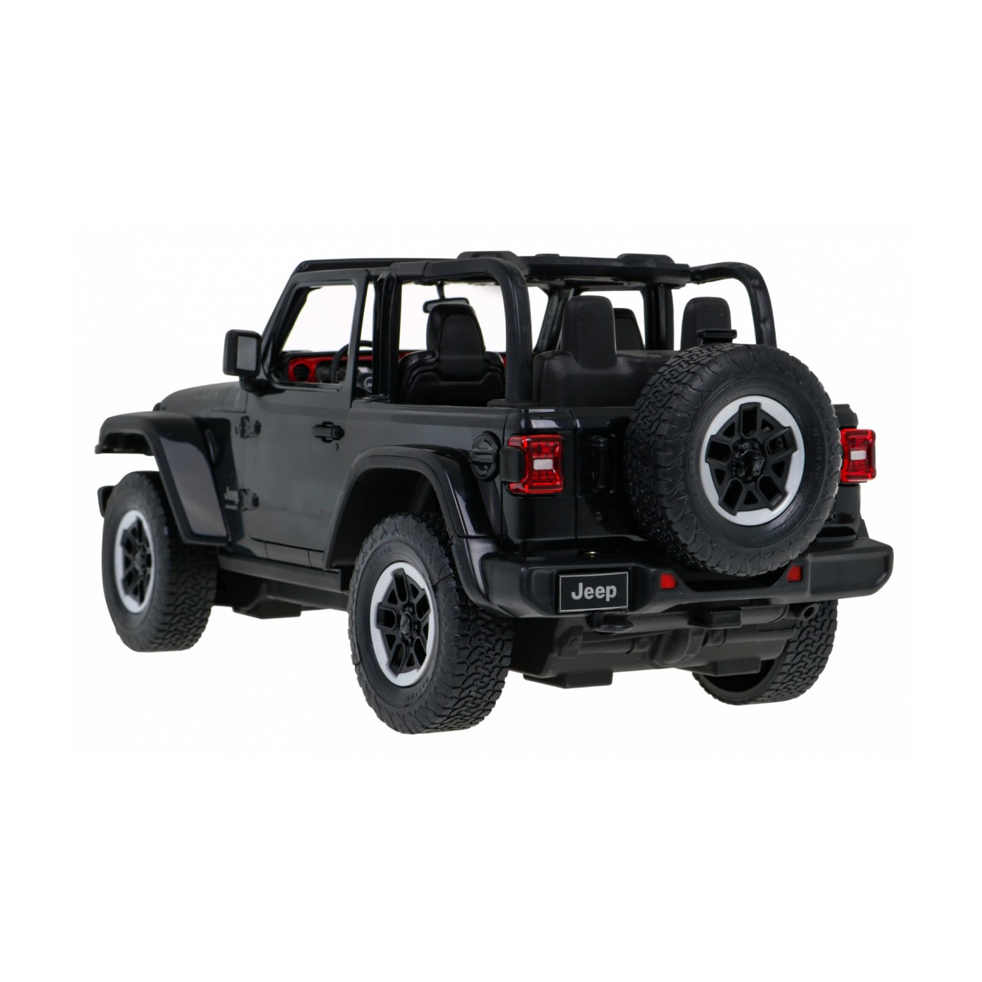 Jeep Wrangler Rubicon černý RASTAR model 1:14 Dálkové ovládání auta + 2,4 GHz dálkové ovládání