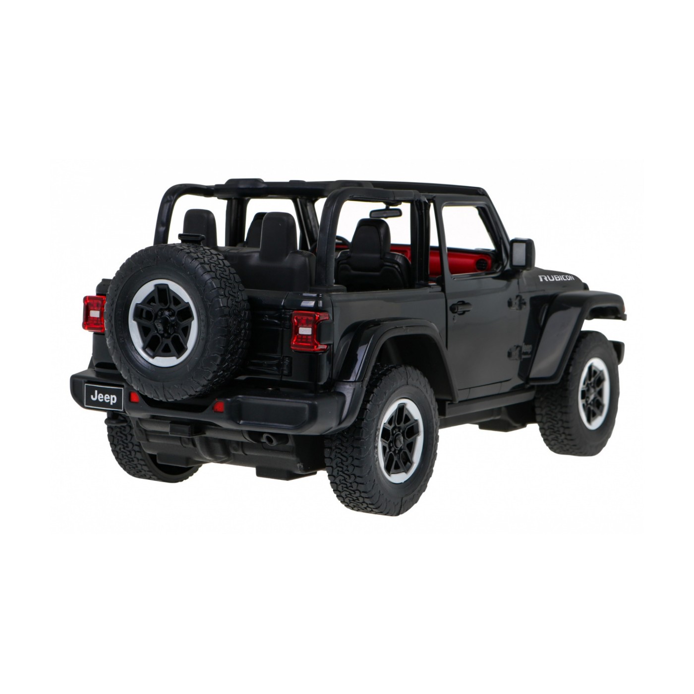 Jeep Wrangler Rubicon černý RASTAR model 1:14 Dálkové ovládání auta + 2,4 GHz dálkové ovládání