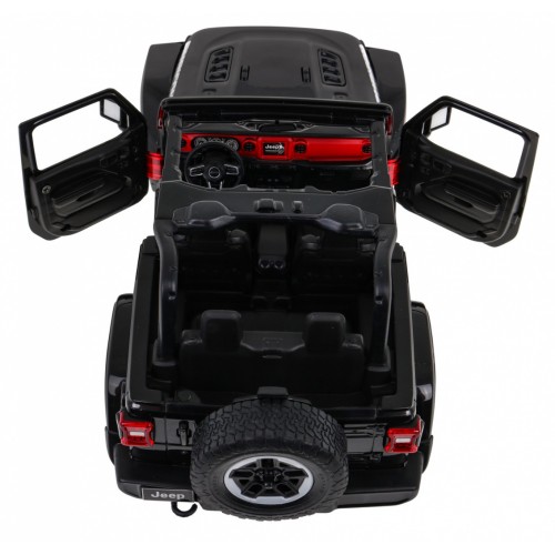 Jeep Wrangler Rubicon černý RASTAR model 1:14 Dálkové ovládání auta + 2,4 GHz dálkové ovládání