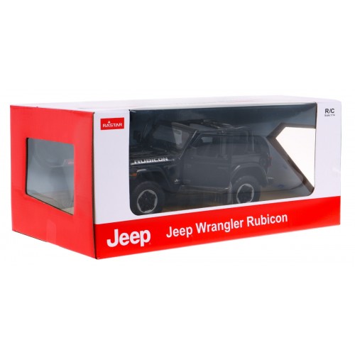 Jeep Wrangler Rubicon černý RASTAR model 1:14 Dálkové ovládání auta + 2,4 GHz dálkové ovládání