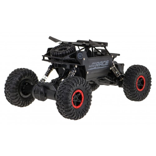 Dálkové ovládání Crawler Monster pro děti 6+ černý Model 1:18 Pilot 2,4 GHz