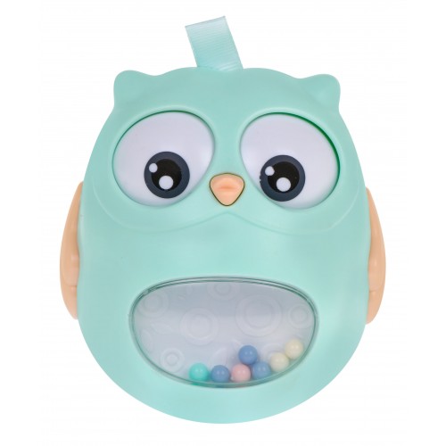 Ráčnová vana pro miminka Sensory Owl - zelená