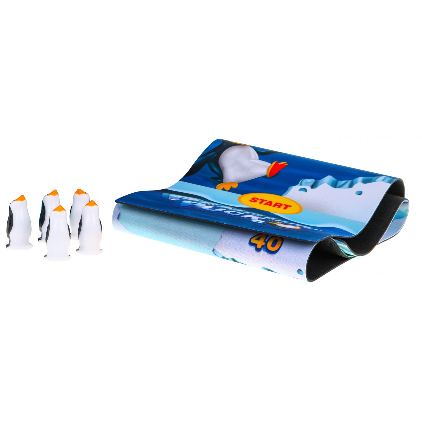 Curlingová hra pro děti „Curling s tučňáky“
