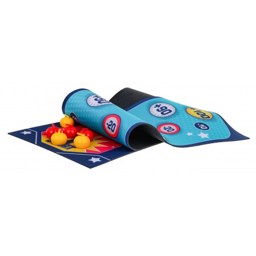 Týmová dovednostní hra „Curling pro body“ pro děti 4+ Podložka kameny