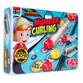 Týmová dovednostní hra „Curling pro body“ pro děti 4+ Podložka kameny