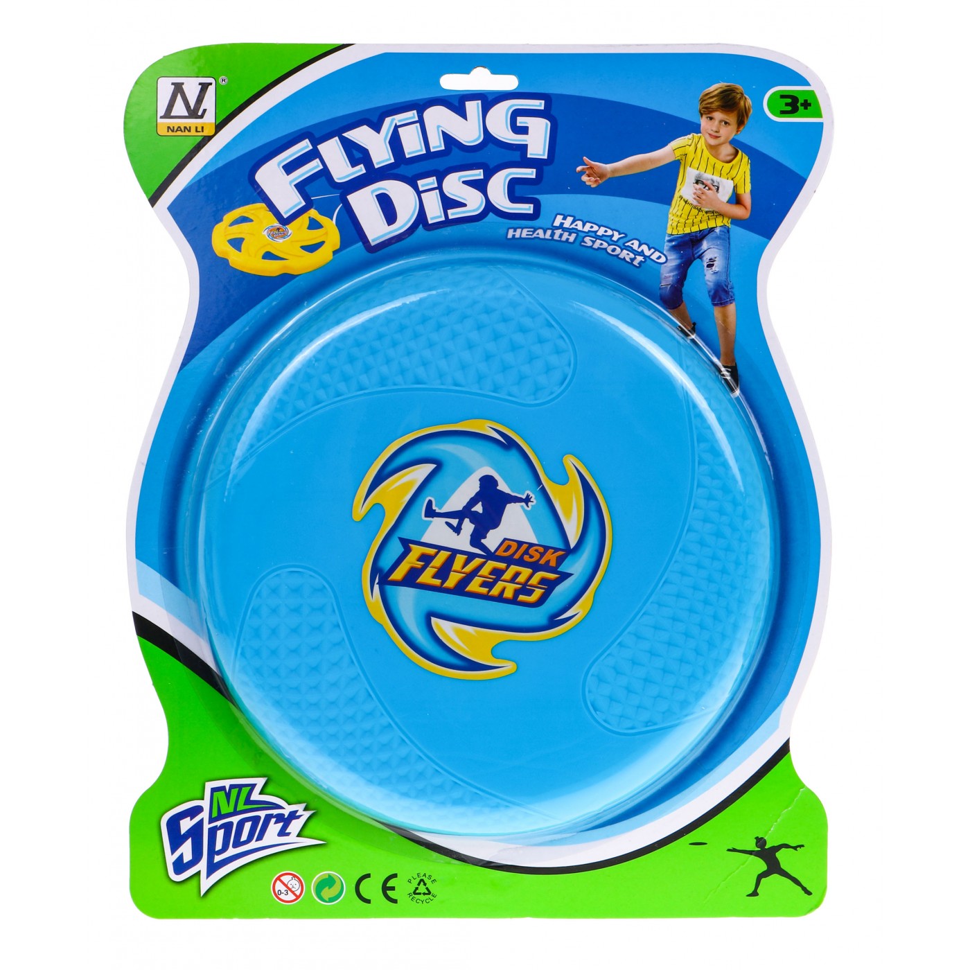 Létající kotouč "Frisbee" sportovní hračka pro děti i dospělé - modrá