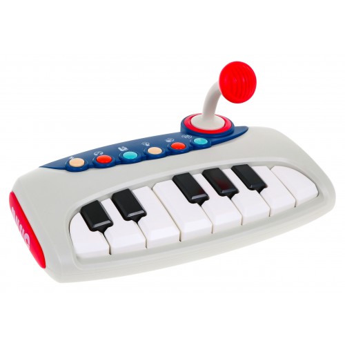 Interaktivní keybord s mikrofonem pro děti 18m+ klavírní hudební hračka + nauč se hrát