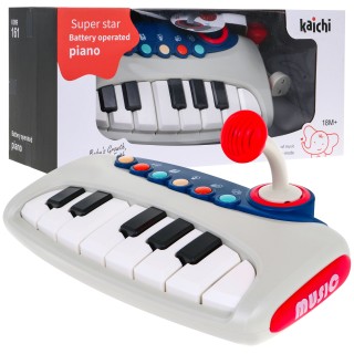 Interaktivní keybord s mikrofonem pro děti 18m+ klavírní hudební hračka + nauč se hrát