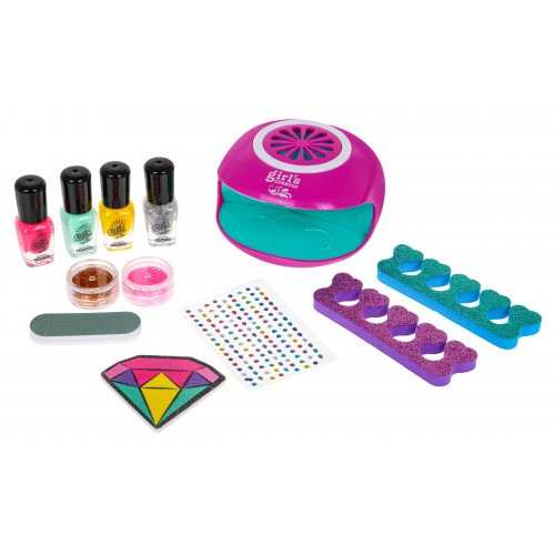 Sada na úpravu nehtů pro dívky 12 el. kreativní nail salón
