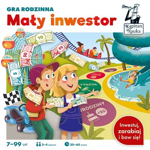 Desková vzdělávací hra "Malý investor" učení podnikání pro děti 7+