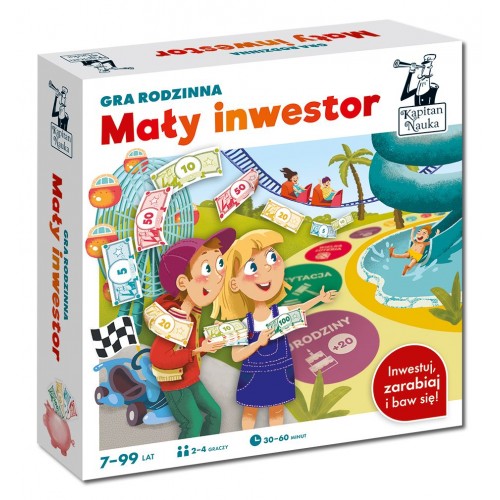 Desková vzdělávací hra "Malý investor" učení podnikání pro děti 7+
