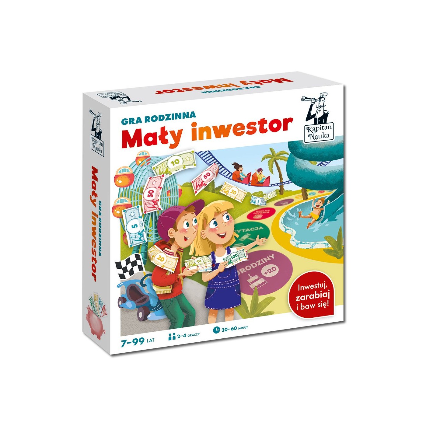 Desková vzdělávací hra "Malý investor" učení podnikání pro děti 7+