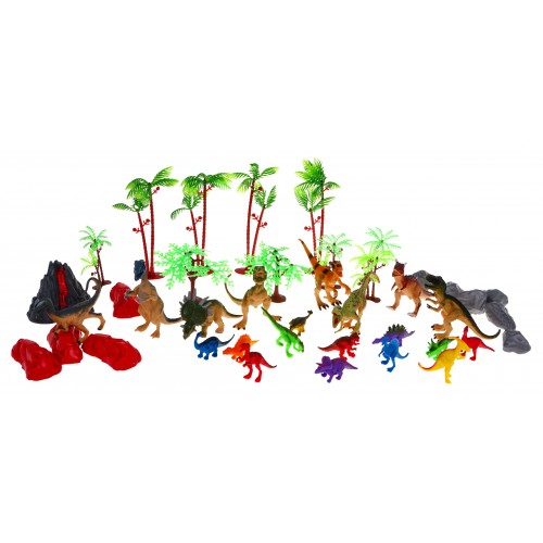 Dětská figurka Dinosaur World 3+ hlava dinosaura + krajinná podložka