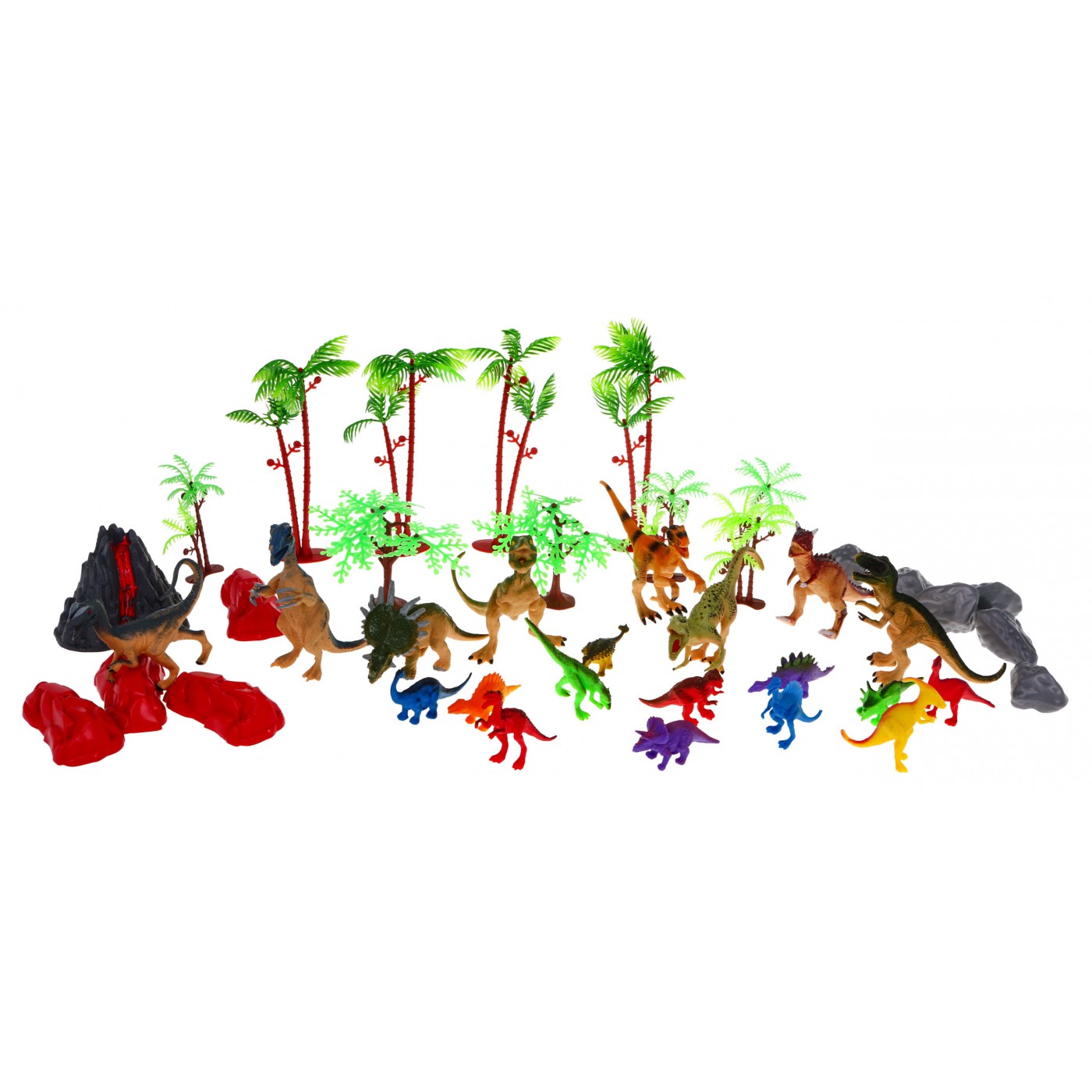 Dětská figurka Dinosaur World 3+ hlava dinosaura + krajinná podložka