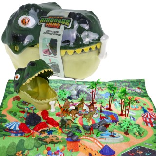 Dětská figurka Dinosaur World 3+ hlava dinosaura + krajinná podložka