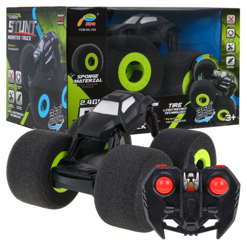 Dálkově ovládaný monster truck pro děti 3+ terénní vozidlo + velká lopatová kola