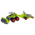 Zemědělský válec pro děti 1:55 Válcový traktor na zpracování půdy + přívěs na sadu