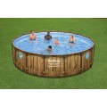 Power Steel Swim Vista Series 488x122 Kulatý 16ft BESTWAY 7v1 bazé