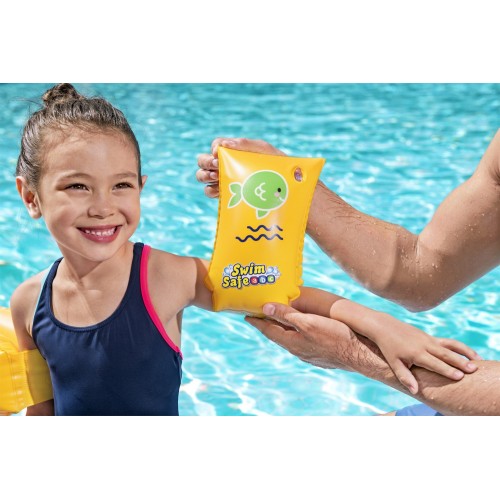 Nafukovací plavecké rukávy BESTWAY žluté L 30X15CM