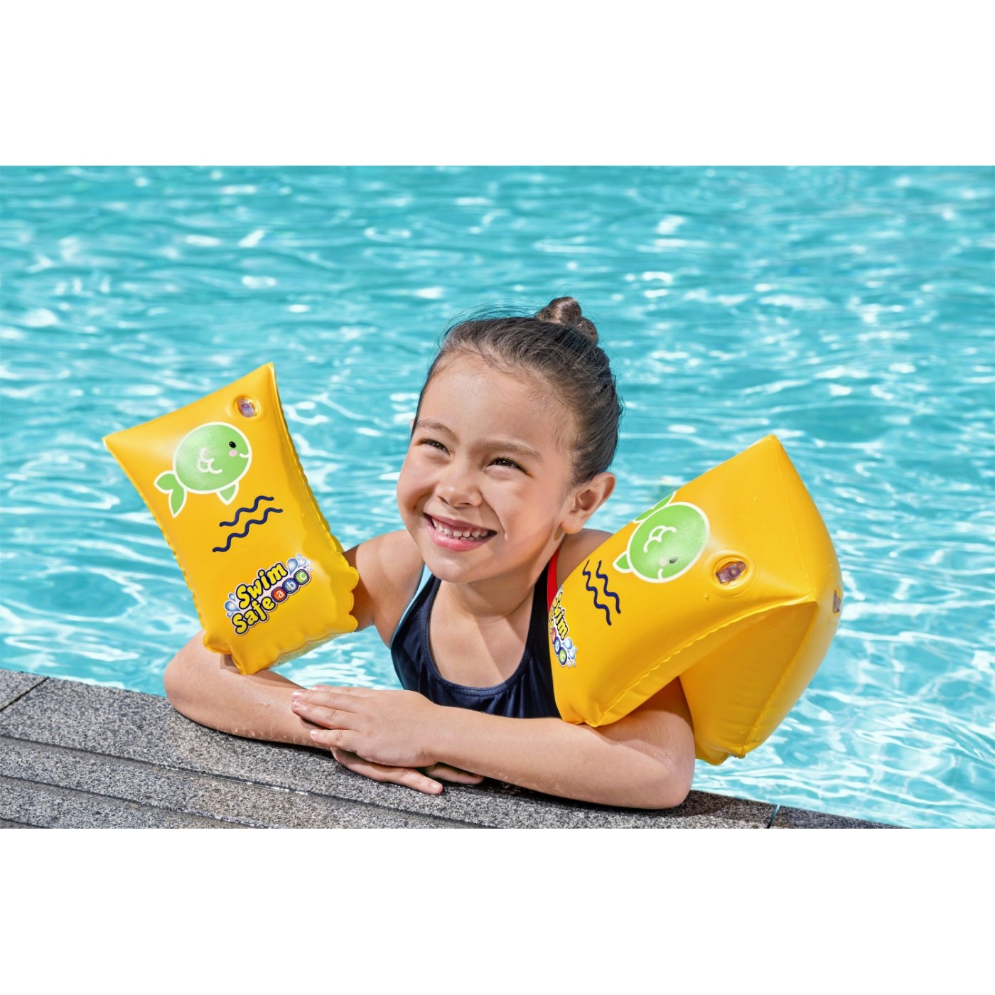 Nafukovací plavecké rukávy BESTWAY žluté L 30X15CM