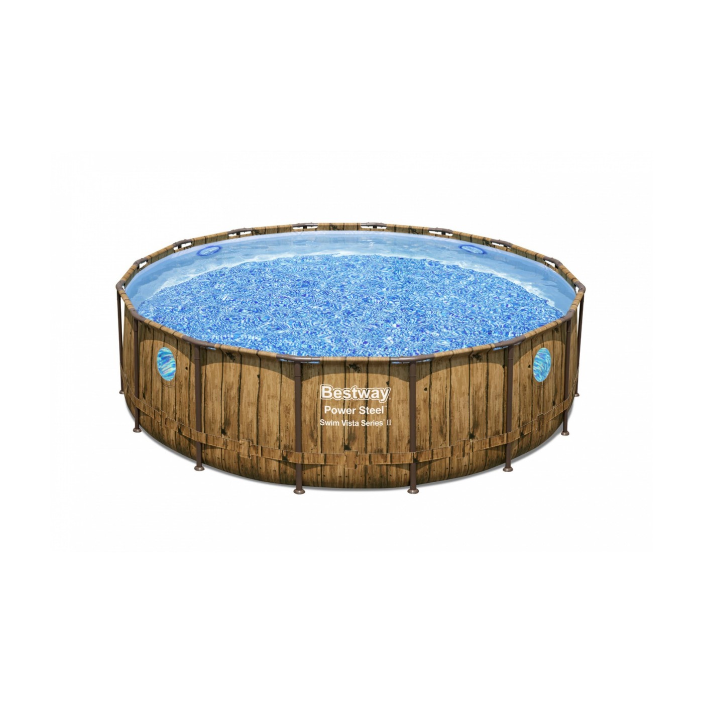 Power Steel Swim Vista Series 488x122 Kulatý 16ft BESTWAY 7v1 bazé