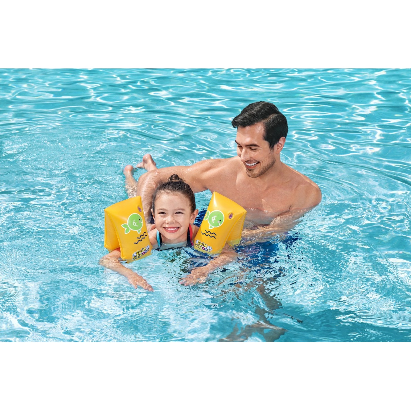 Nafukovací plavecké rukávy BESTWAY žluté L 30X15CM