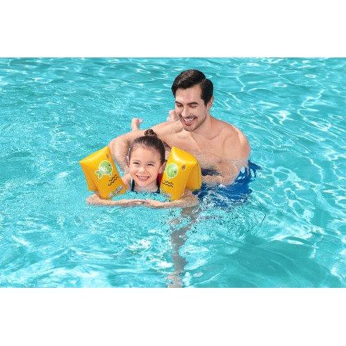 Nafukovací plavecké rukávy BESTWAY žluté L 30X15CM