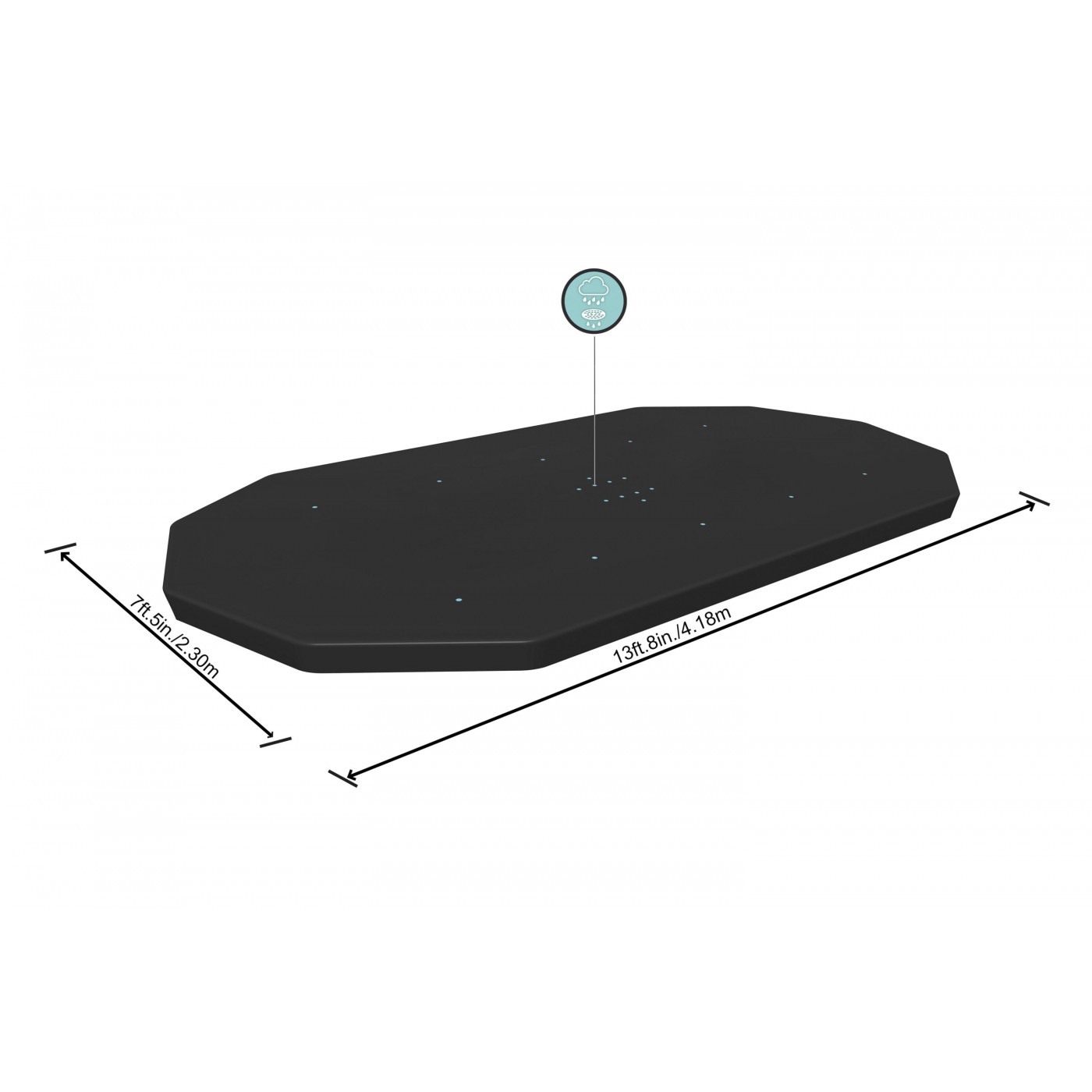 Kryt na bazén PowerSteel 427x250 cmBESTWAY